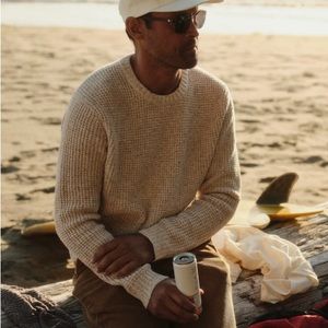 Wellen Recycled Cotton Headlands Sweater
in Heather Bone